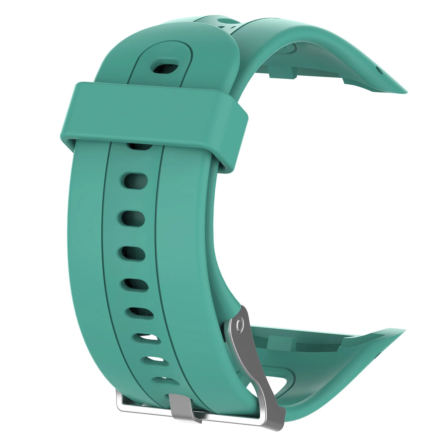 Cyan-Blue Замена спортивные smart watch силиконовый ремешок для наручных часов для Garmin Forerunner 10/15 gps ремешок для часов - Цвет: Cyan-Blue