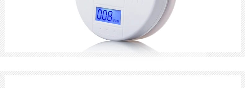 85dB Предупреждение Высокочувствительный ЖК-дисплей фотоэлектрический независимый CO детектор сенсор Угарный газ сигнализация предупреждающая о возможности отравления детектор для дома