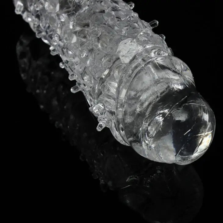 Рыбья чешуя очертания презервативы задержки пениса Extender многоразовые рукава для