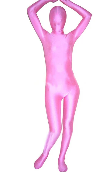 

(SCF017) Pink Lycra Spandex Tights Unisex original Fetish Zentai Suits