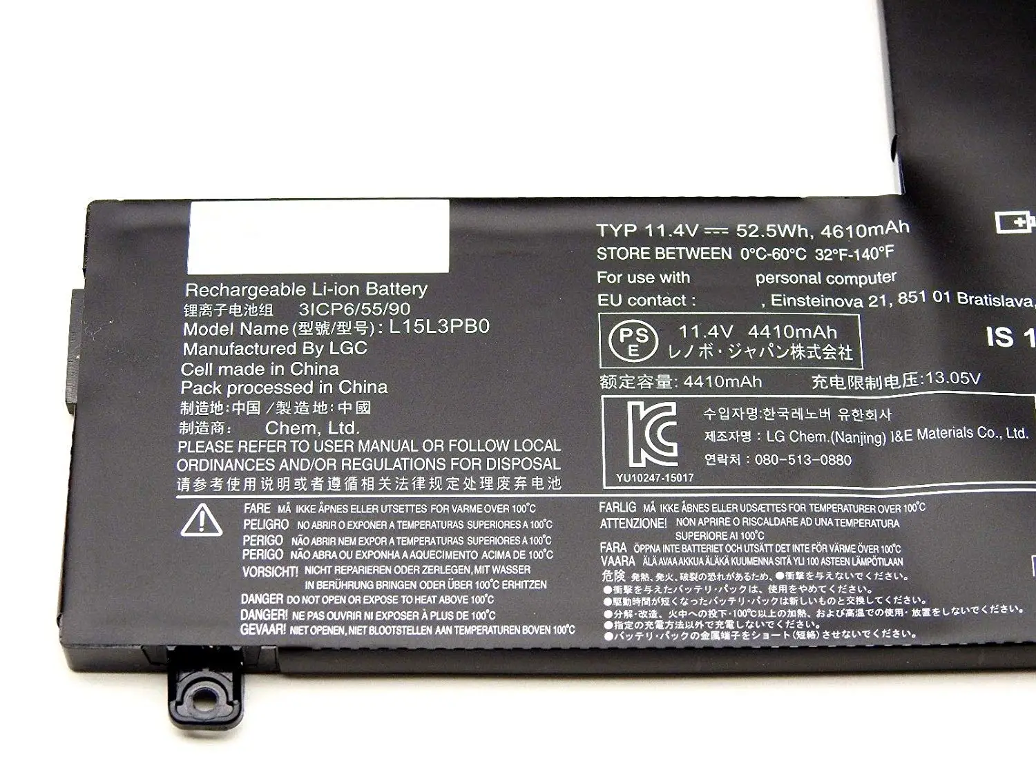 Новый аккумулятор 11 4 в 1570 Вт ч для Lenovo Ideapad Flex 510 320S 14IKB Yoga 14isk 14IKB(80X400AFGE) L15L3PB0