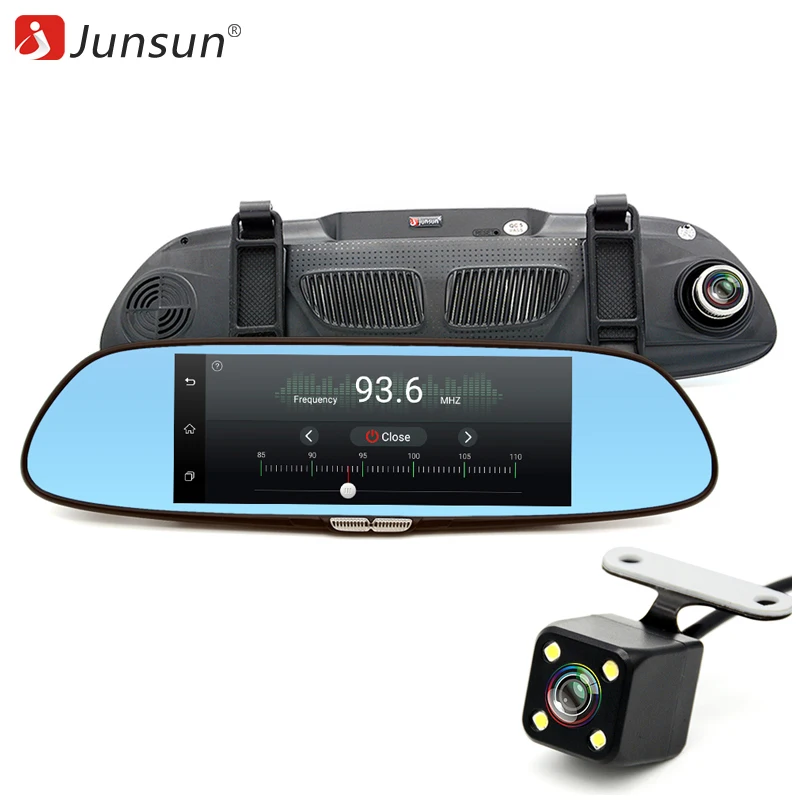 Junsun Видеорегистратор с 2 камерами Android 5.0 c GPS 3G | Автомобили и мотоциклы