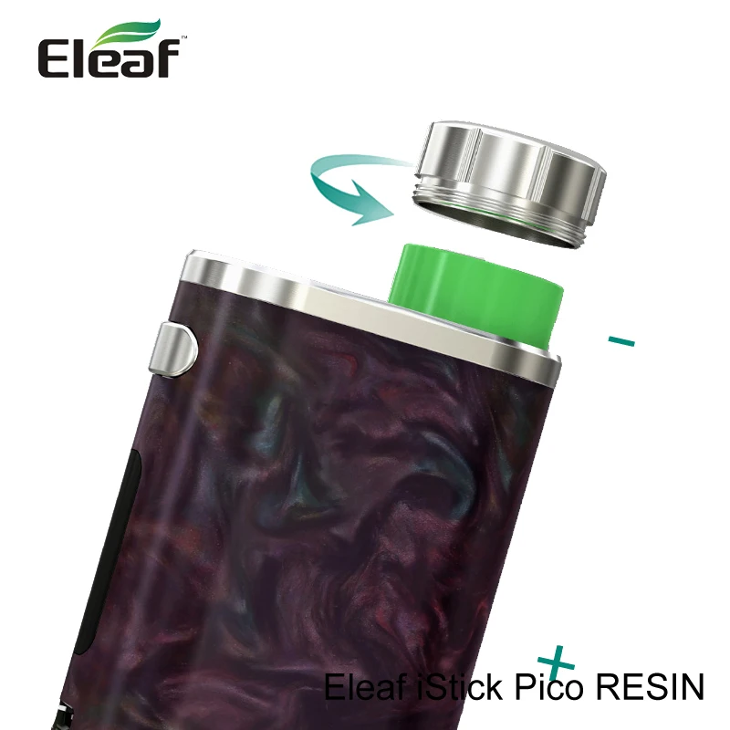 Оригинальный Eleaf iStick Pico RESIN 75W mod 510 Thread для Melo 3 Mini Tank 2ml атомайзер электронная