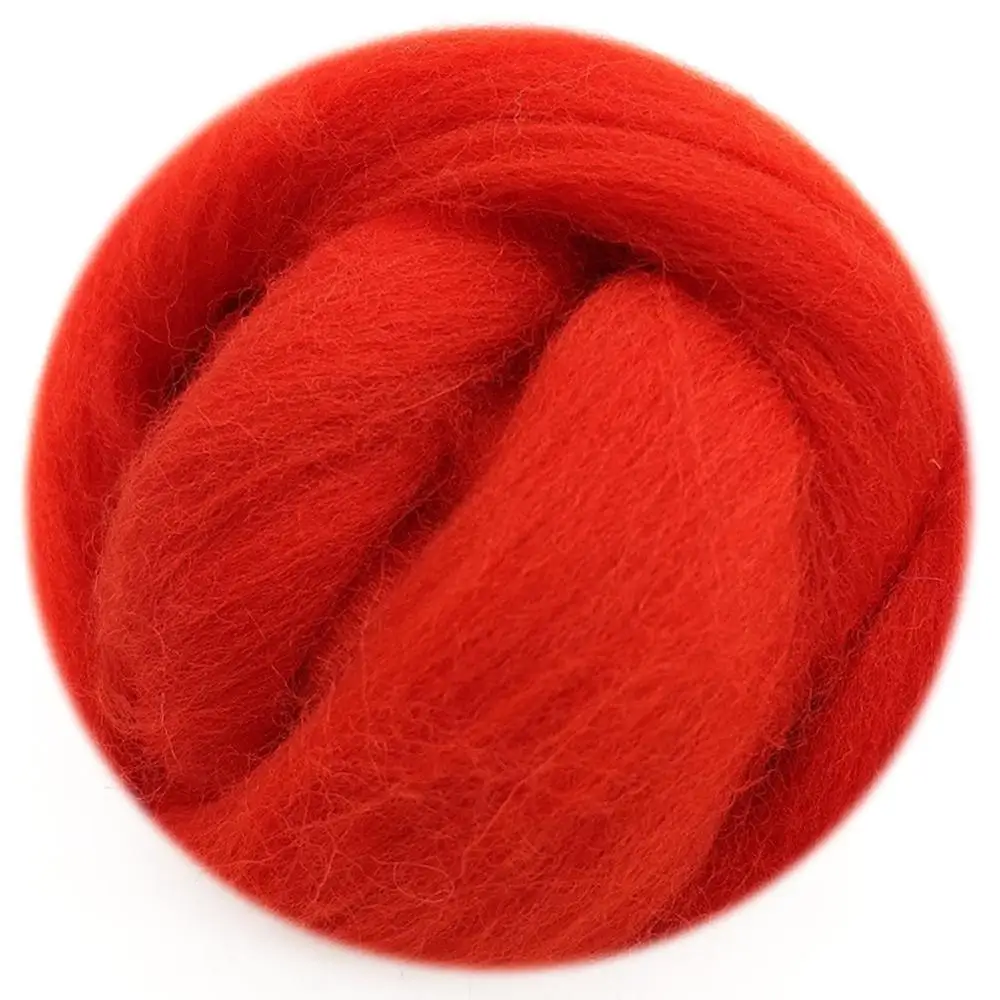 

Feltsky 100g Felting Wool (70s 19um Grade) Needle Felting Diy Wool for Needle Felting Kit by Plastic Bag (N0.27)