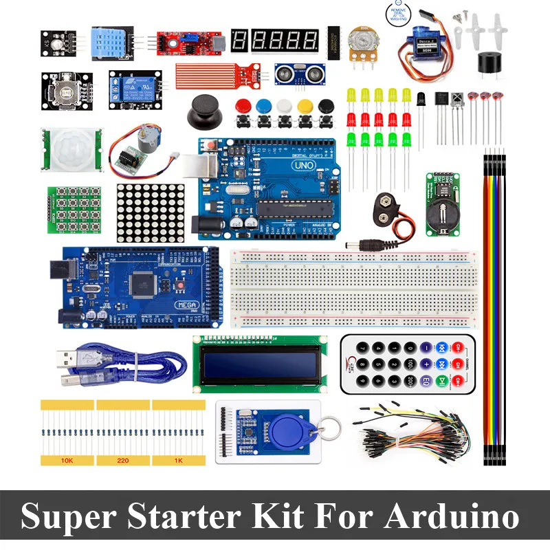 Mega 2560 R3 Mega2560 REV3 w/USB кабель+ RAMPS 1,4 контроллер+ RAMPS 1,4 lcd 12864 ЖК-модуль для Arduino 3d Принтер Комплект