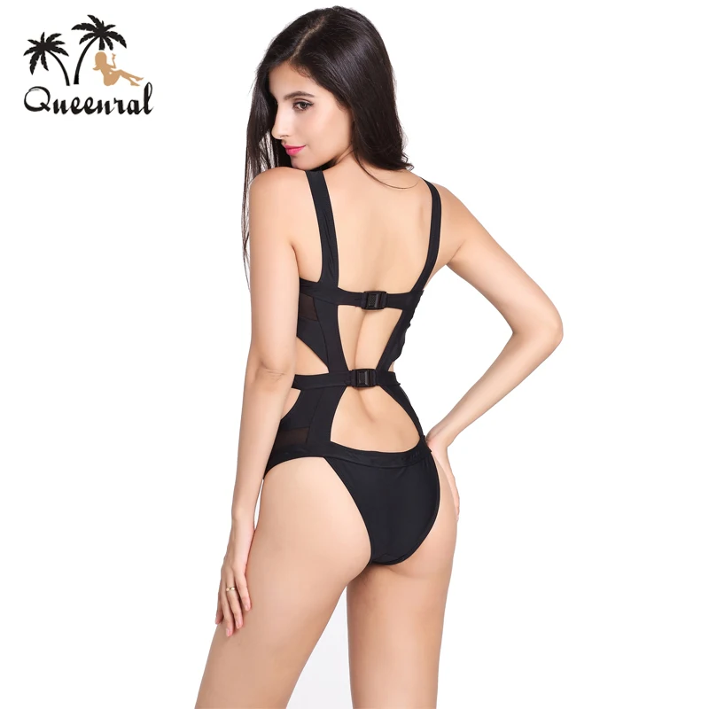 Queenral купальники новая мода sexy женщины бюстгальтер глубокий u low cut супер push up