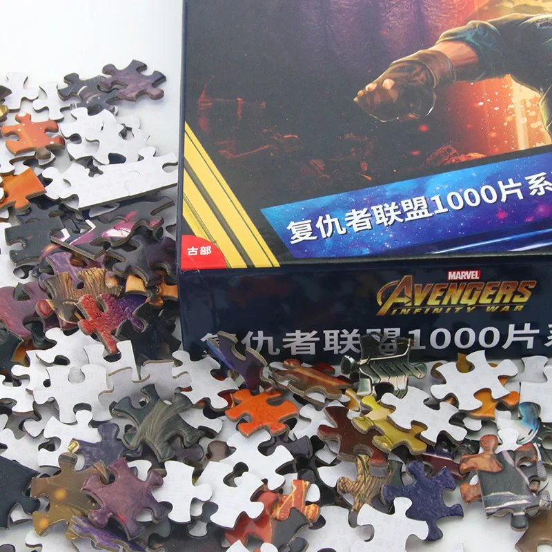 3d головоломки 1000 шт. Marvel Мстители игрушки для детей и взрослых детские