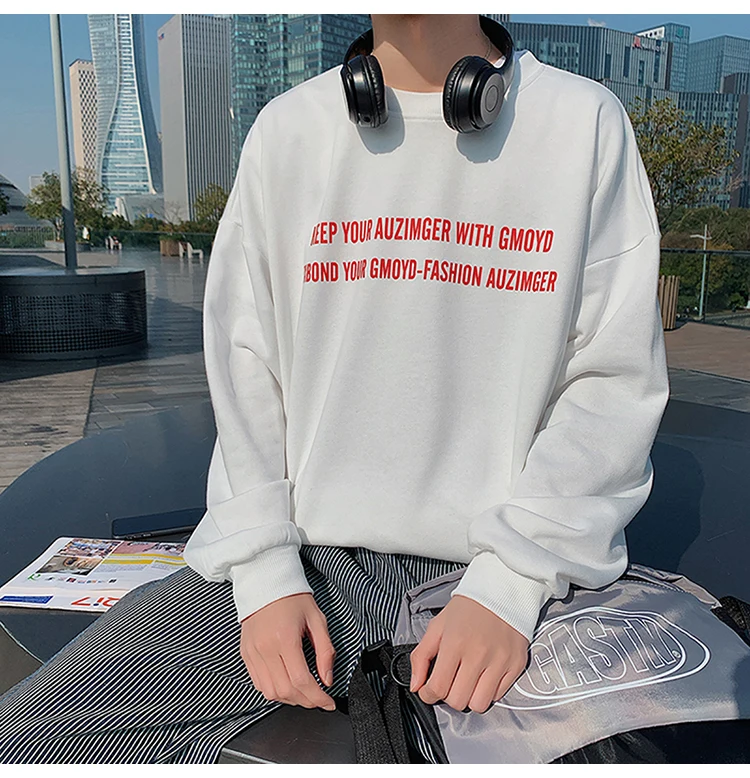 LAPPSTER Harajuku Черная Толстовка для мужчин Весенняя Мужская s Японская уличная толстовка мужская хип хоп с круглым вырезом винтажная толстовка плюс размер