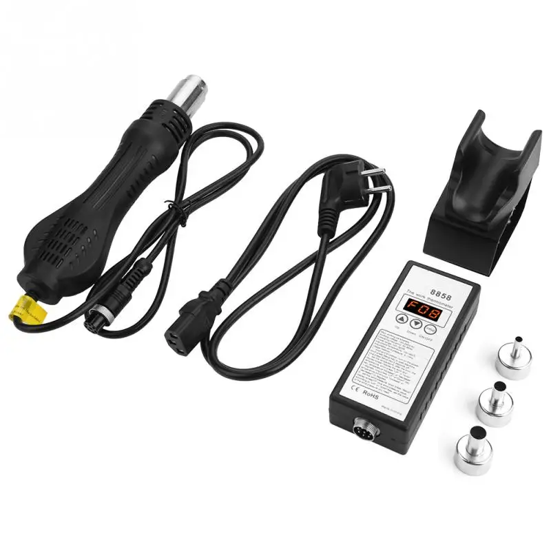 Пистолет горячего воздуха с подставкой умный цифровой тепловой пистолет со