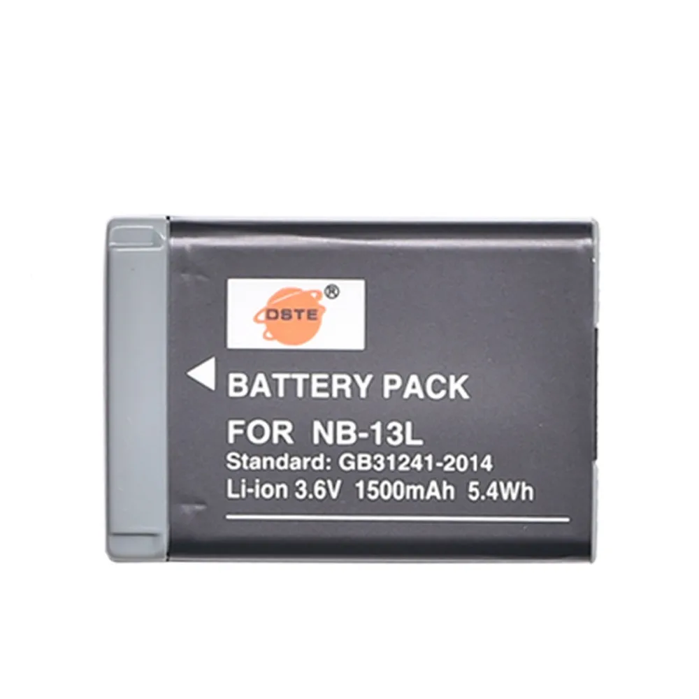 DSTE зарядное устройство с двойным разъемом с 2 шт. NB-13L батарея для Canon G5X, G5X Mark II, G7X, G7X Mark II, G9X, SX620HS, SX720HS, SX730HS камера