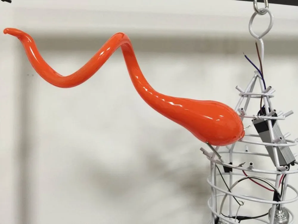 Longree Американский Рождественский Декор цветная стеклянная люстра Подвесная