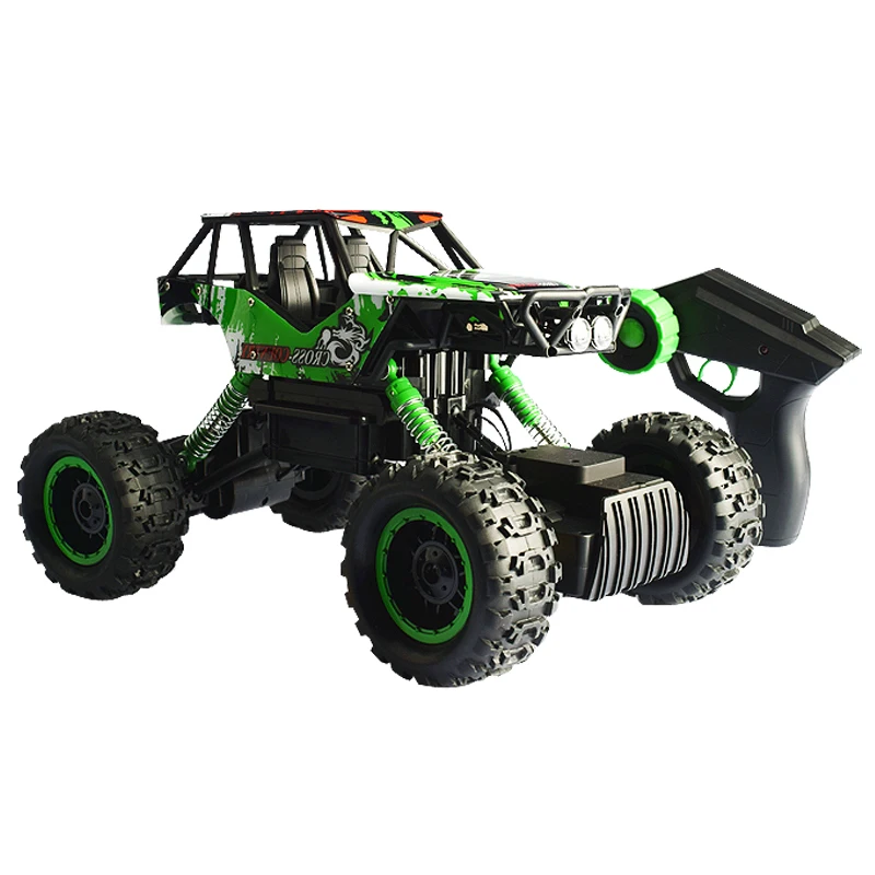 Электрический RC автомобиль 4 колеса бездорожью гусеничные рок с двумя
