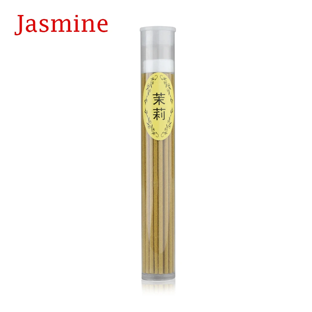 Jasmine 55 палочек/упаковка, домашние натуральные палочки для благовоний, арома, сандаловое дерево, роза, зеленый чай, палочки для благовоний, арома, сандаловое дерево, освежитель воздуха - Аромат: Jasmine