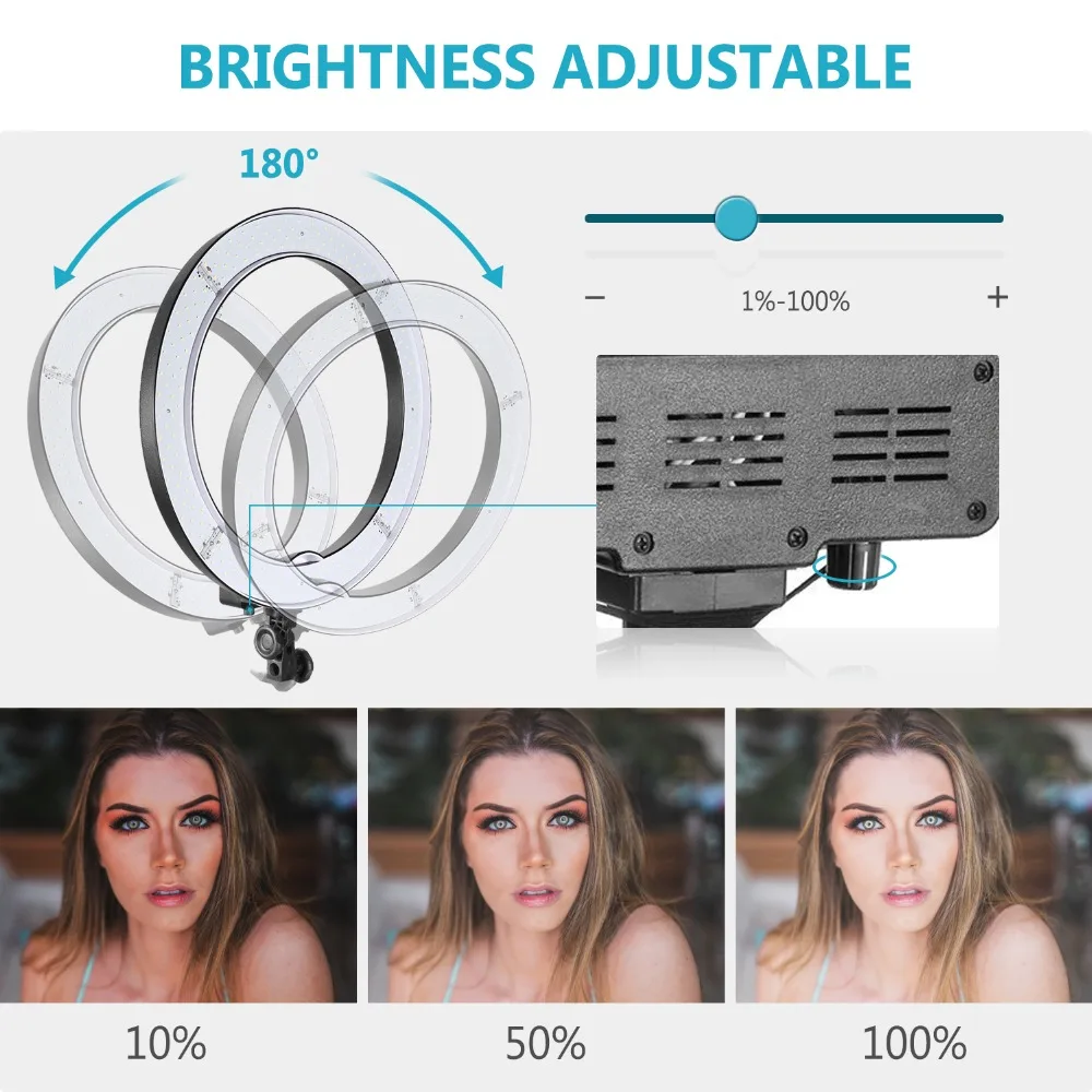 Neewer камера фото SMD LED кольцо свет комплект для видео портретной и фотографии