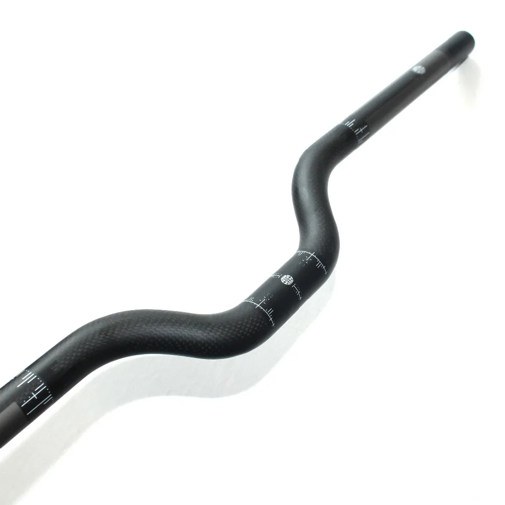 EC90 Full Carbon Fiber MTB Bicycle Handlebar 25.4MM BMX Mountain Bike Flat/Rise Bar Free Shipping | Спорт и развлечения