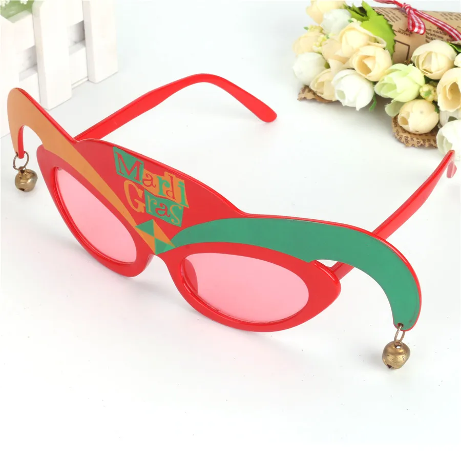 Забавный костюм Джокера клоуна очки Марди Гра маска подарки для мероприятий