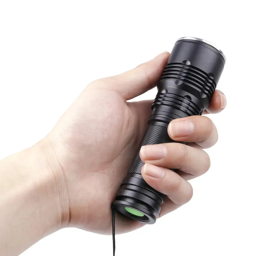 Водонепроницаемый сильный люмен T6 тактический светодиодный фонарик высокой