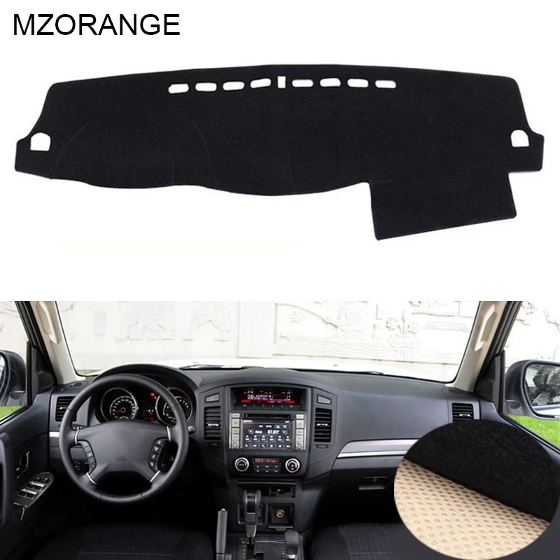 Чехол для приборной панели автомобиля Mitsubishi Pajero Montero 2007 2008 2015 2016 2017 защитный