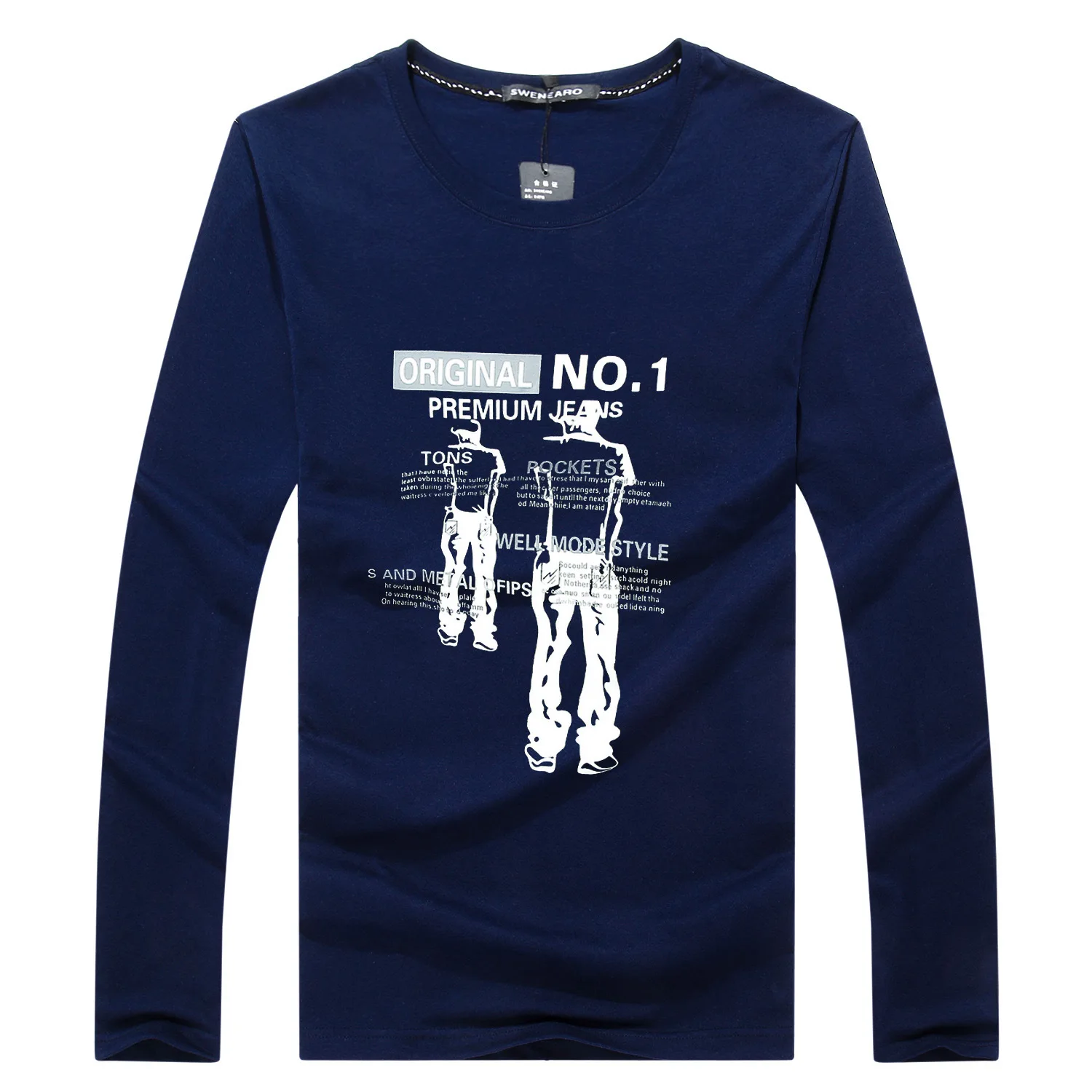 Осенне-зимняя стильная футболка 2018 Новая модная брендовая Осенняя Стильная