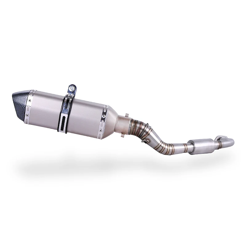 same photo NVX155 мотоцикл Выхлопная полная система Модифицированная Передняя средняя Соединительная труба слипоны глушитель для YAMAHA NVX 155 aerox 155 - Цвет: same photo