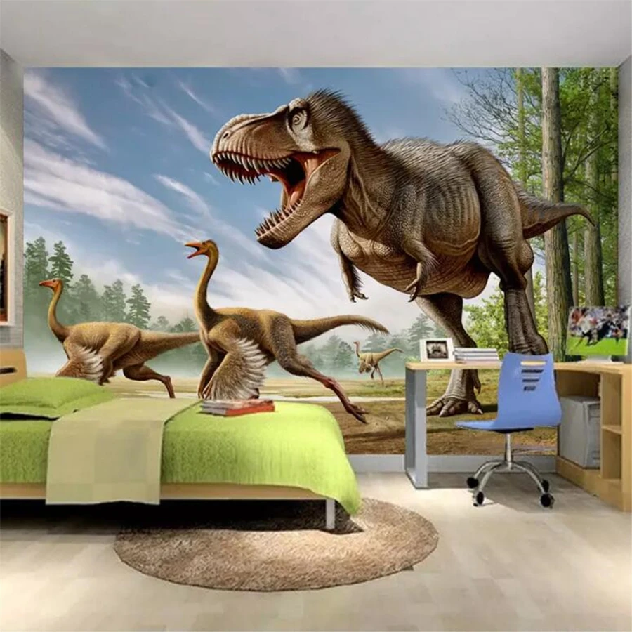 Beibehang пользовательские обои большой Фреска 3d фото фрески динозавр фон для