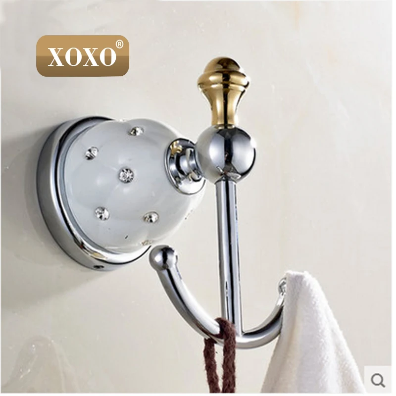 Крючок для халата XOXONew 10082GT роскошный дизайн крючок одежды прочная латунь