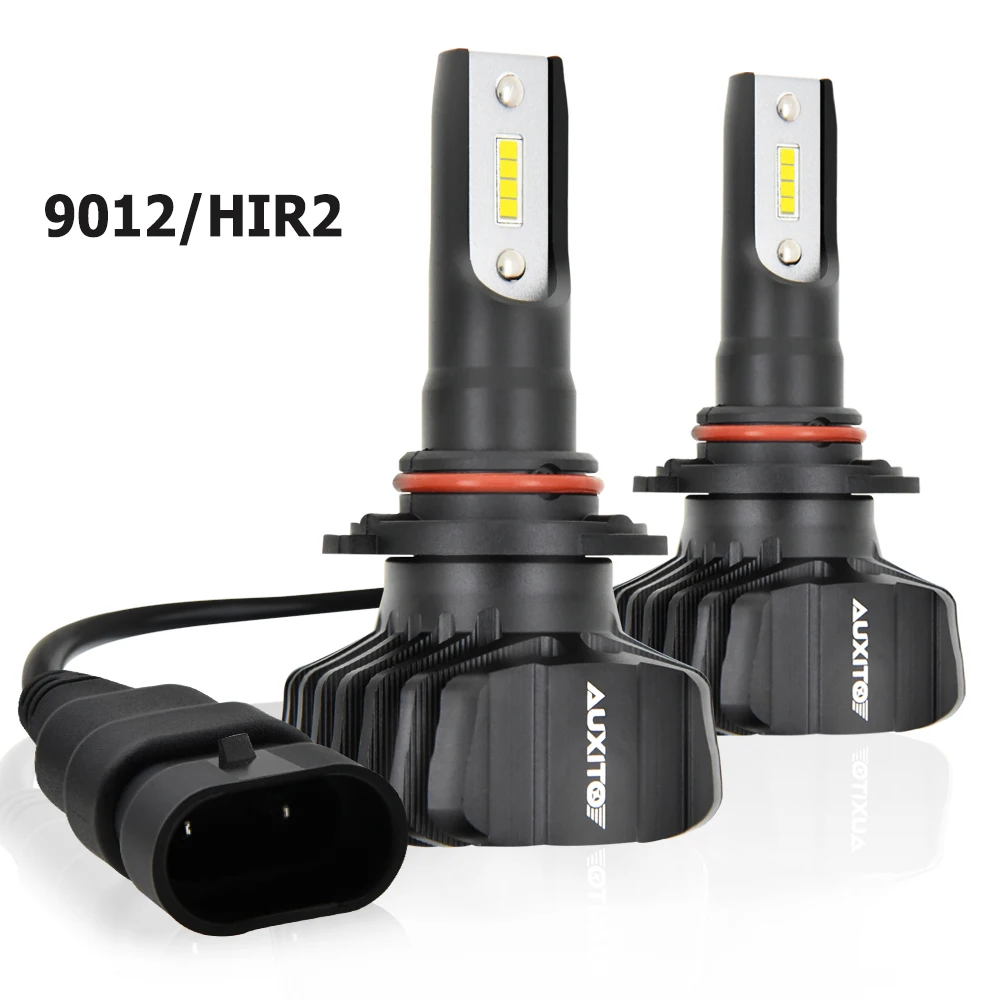 AUXITO 2x9005/HB3 9006/HB4 H4 H8 H9 H11 светодиодный автомобилей головной светильник лампы Автомобильные светодиоды с чипом CSP светильник 9000LM 6500 к авто противотуманных фар с возможностью креативного светильник s DC12V