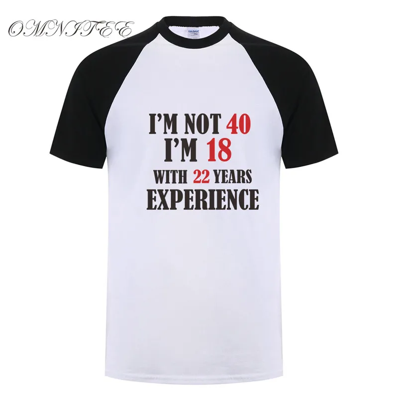 Футболка мужская летняя с коротким рукавом стиль I'm NOT 40 18 раньше 22 лет|t shirt men|t