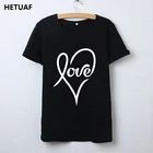 Женская футболка с принтом HETUAF, Повседневная футболка с графическим принтом в Корейском стиле, летняя футболка в стиле ольччан, Прямая поставка