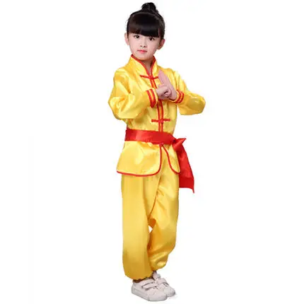 Новый детский Традиционный китайский костюм Ушу униформа кунг-фу для мальчиков и