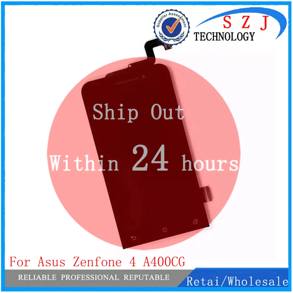 Новинка для Asus Zenfone 4 A400CG ЖК-дисплей сенсорный экран панель дигитайзер Передняя сборка запасные части аксессуар