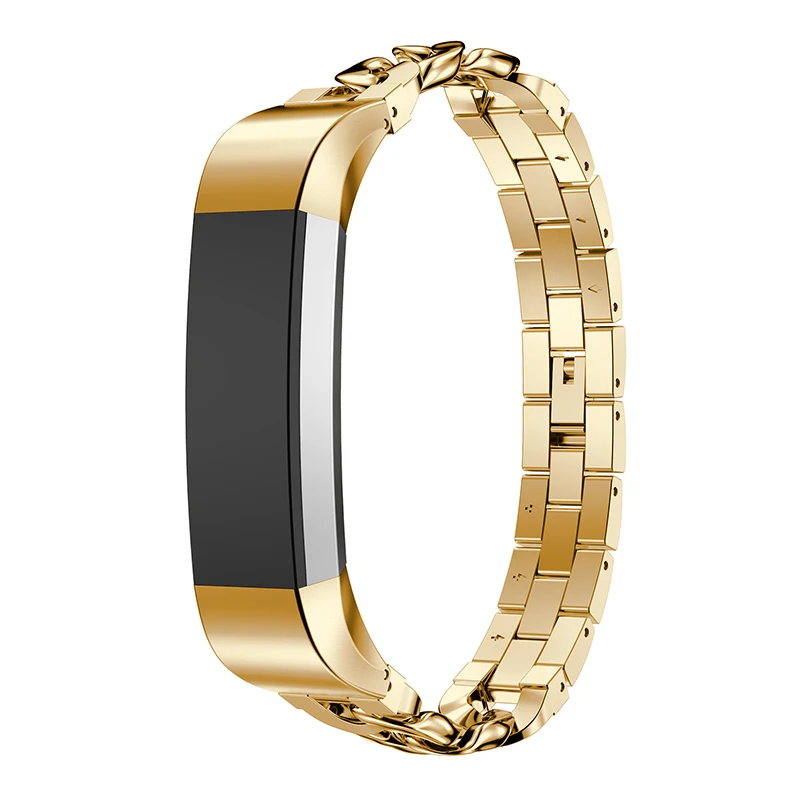 Нержавеющая сталь ремешок для наручных часов на запястье Fitbit Alta hr/Fitbit Smart часы