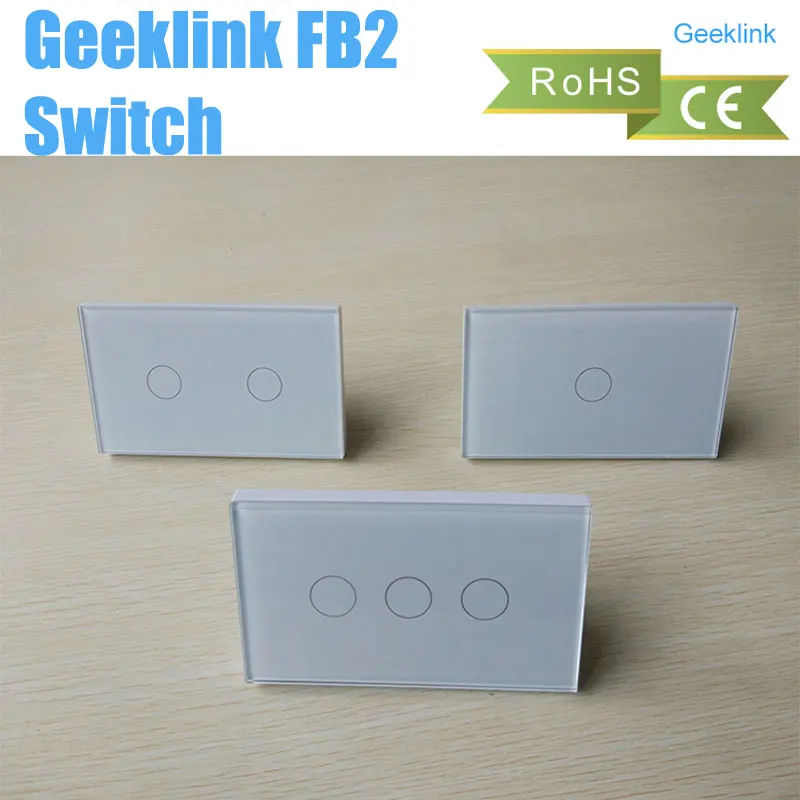 Geeklink FBB настенный сенсорный US версия 1 2 3 банды умный дом Интеллектуальный
