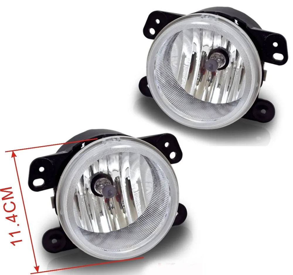 Чехол для Dodge Journey 2009-2010 противотуманный светильник, галогенная противотуманная фара H10 12V 42W Автомобильный светильник в сборе 4805858AA 202