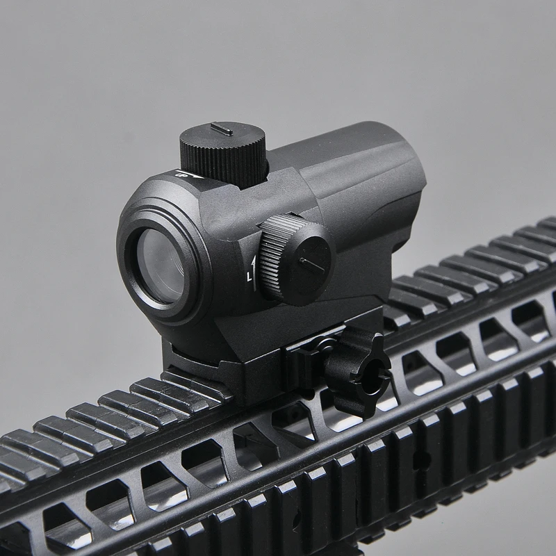Тактический красный точечный прицел 1,5 MOA Mini Red Dot с 20 мм Riser Mount Rifle Scope Охота ОПТИК для воздушной винтовки Охота