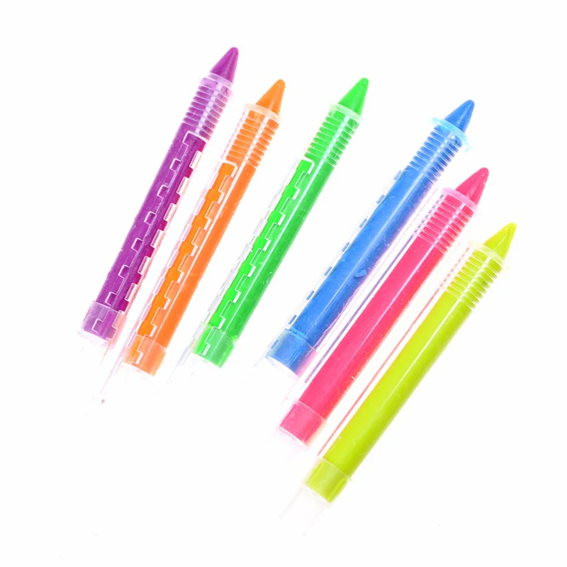 S Splicing Structure Face Paint Crayon Christmas Body Painting Pen Stick For Children Party