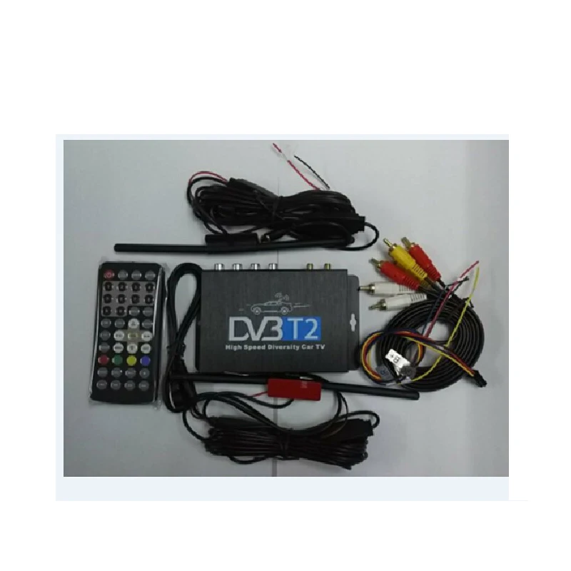 Двойной двойной антенный высокоскоростной DVB-T2 DVB-T автомобильный ТВ-приемник DVB T2