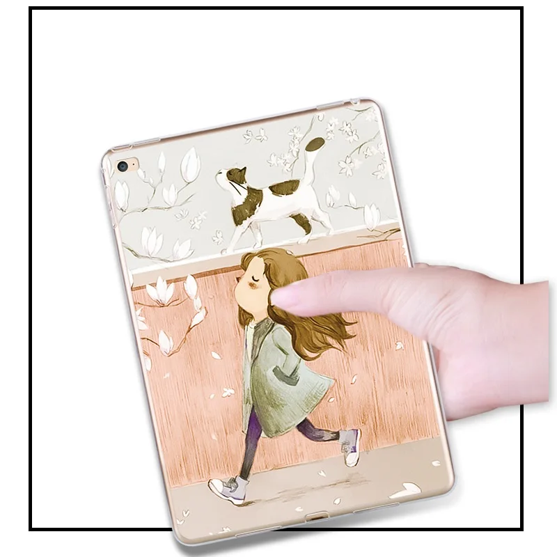 FULCLOUD защитный чехол для ipad mini 1234 23456 мягкий из ТПУ air 1/2 10 5 дюйма pro 9 7 и A1822 |