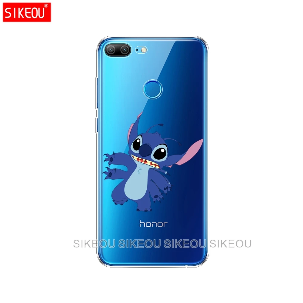 Silicone Cover phone Case for Huawei Honor 10 V10 3c 4C 5c 5x 4A 6A 6C pro 6X 7X 6 7 8 9 LITE hollow out cartoon Lilo Stitch |