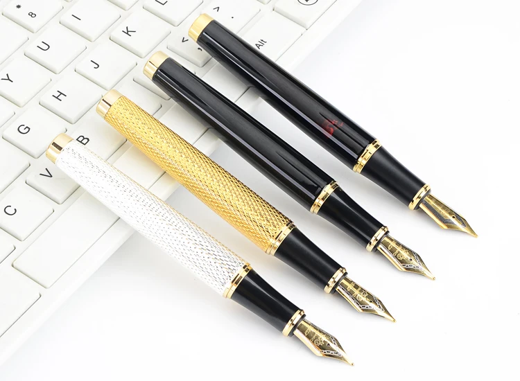 Роскошный бренд, деловая перьевая ручка Jinhao 1200, Восточный Дракон, дизайнерские металлические чернильные ручки, школьные офисные канцелярские принадлежности