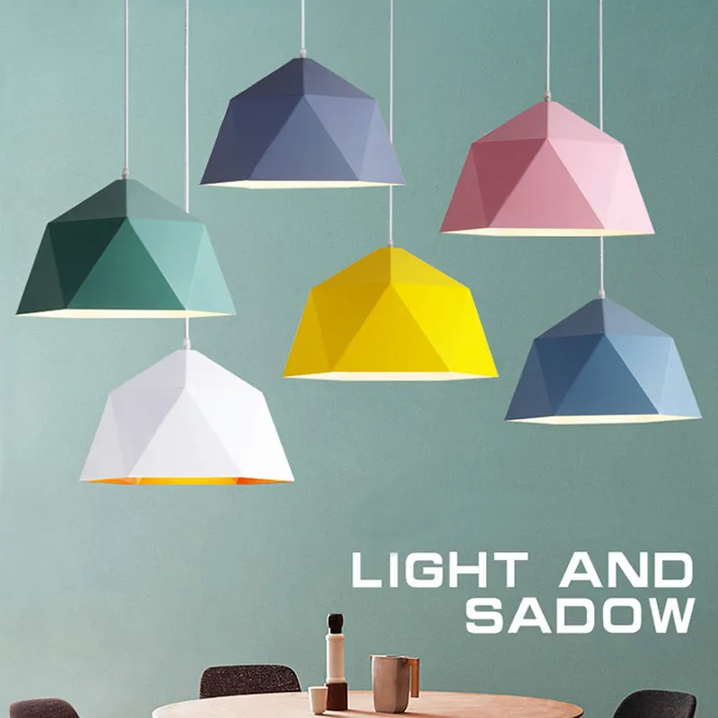 Подвесные светильники железная Подвесная лампа минимализм скандинавский
