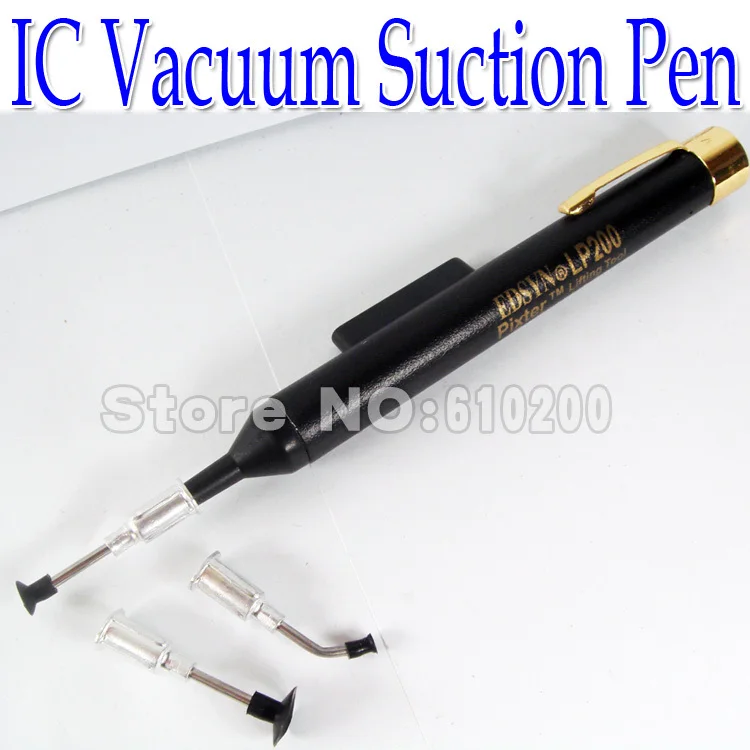 

Free Shipping NEW LP200 Anti-static IC BGA Vacuum Suction Pen + 3 Different Nozzels, Vacuum Picker High Quality