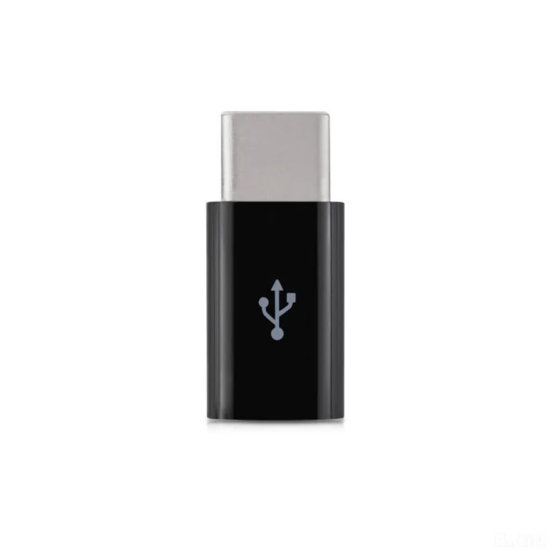 Antirr Micro USB к USB C 3,1 кабель адаптер Тип C конвертер для Xiaomi 4C Lg G5 Nexus 5x6 p Oneplus2 Macbook разъем адаптера - Цвет: Черный
