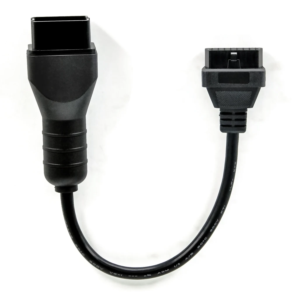 10 шт./лот для RENAULT 12 штепселный 12Pin мужской to OBD OBD2 OBDII DLC 16 Pin 16Pin женский