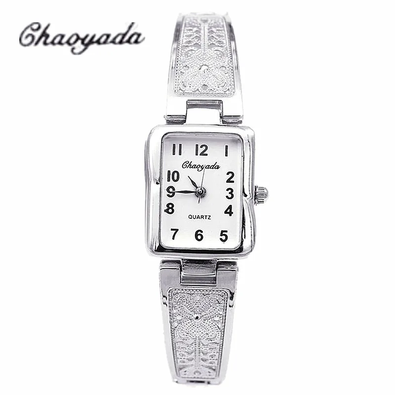 Женские кварцевые наручные часы с браслетом под платье | Наручные