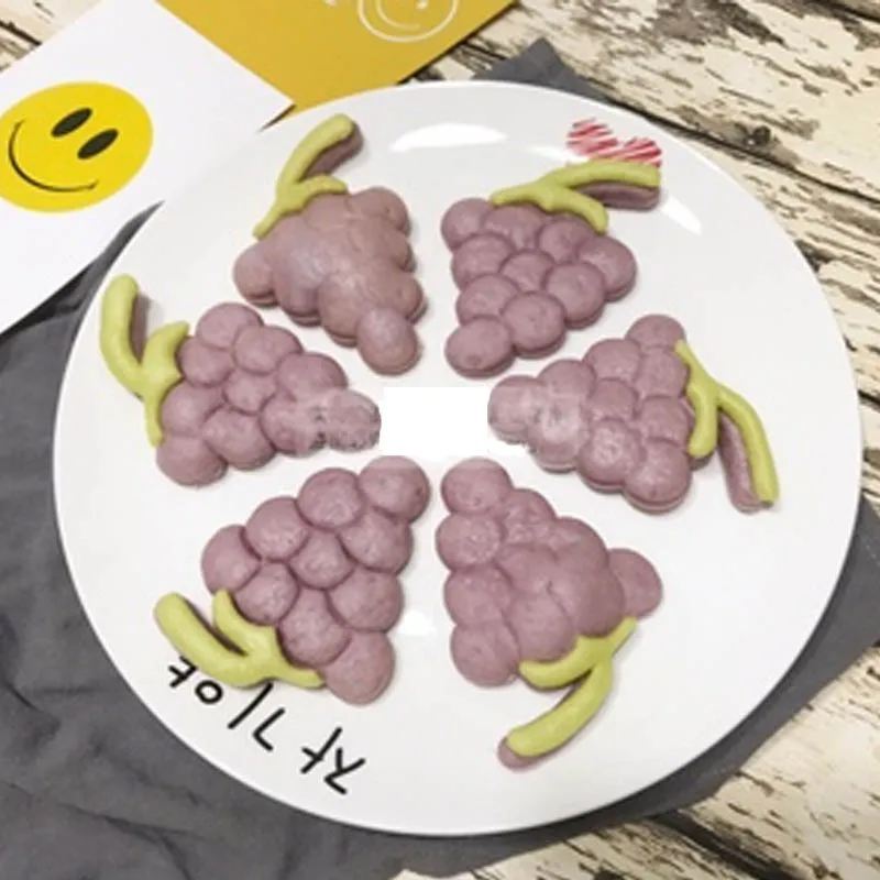 Фрукты серии Виноград банан резак печенья на заказ 3D Печатный для Blueberry помадка