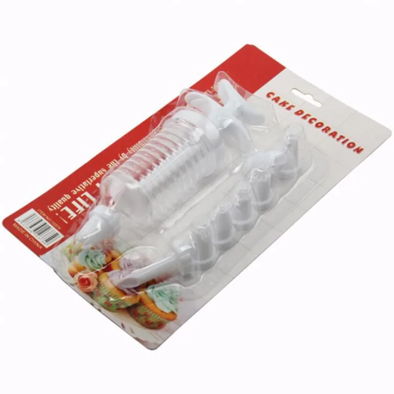 8PCS/Set Nozzles Icing Piping Cream Muffin Cake Decorators Decorating Tip Sets DIY Pastry Syringe Extruder Pen Spray Gun Head | Дом и сад