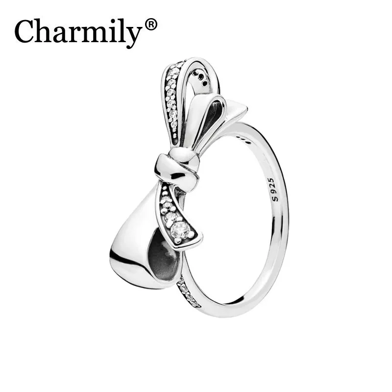 Charmily Jewelry оригинальные женские кольца из серебра 100% 925 пробы|Кольца для помолвки| |