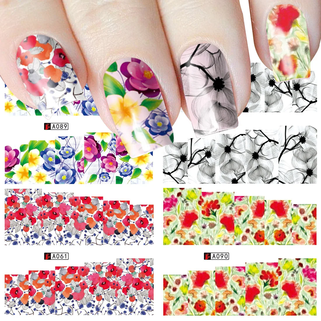 Красота маникюр полные обертки наклейки для ногтей Стикеры украшения горячий