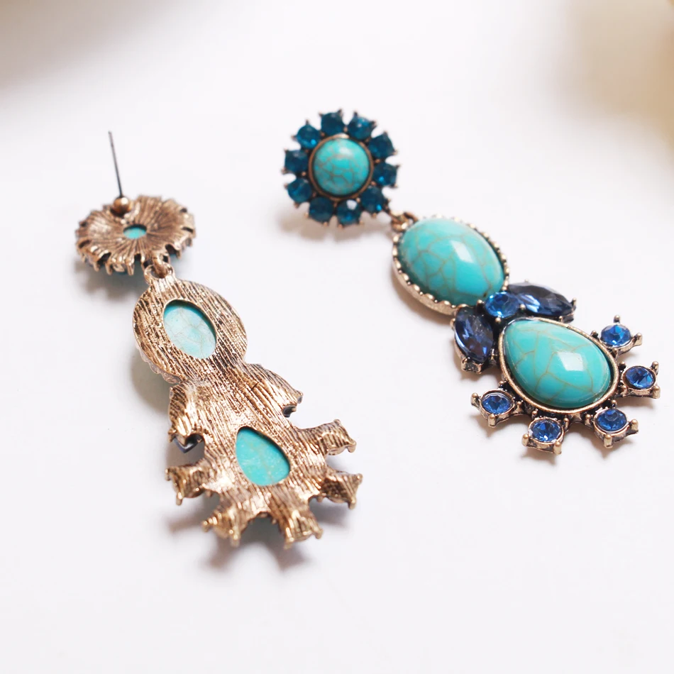 Новинка Лидер продаж богемные Свадебные висячие серьги Ztech в стиле бохо